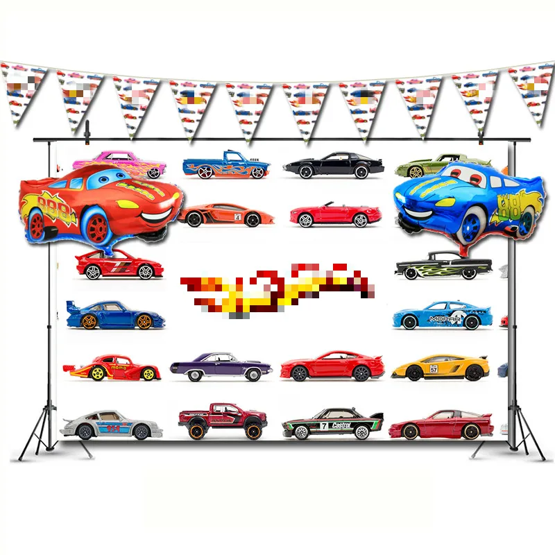 Горячая Распродажа ко дню рождения гоночный автомобиль колеса тематические