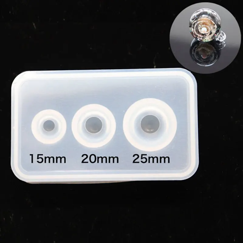 

Silicone Mold Mirror For Craft DIY Jewelry Making Universe Ball UV Resin Cake Decor Hot