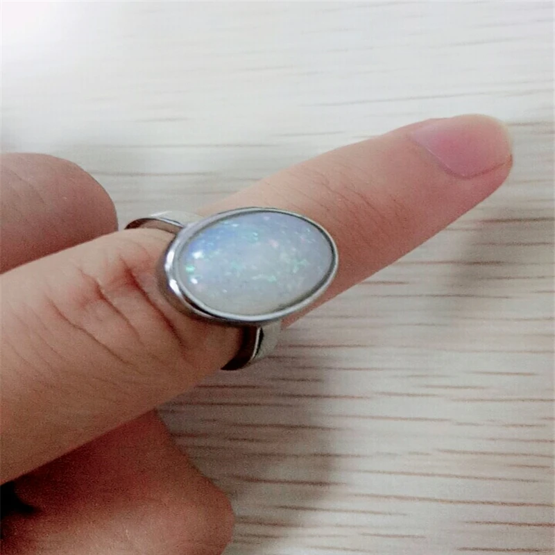 Классическое кольцо из смолы серебряного цвета s для женщин свадебный подарок