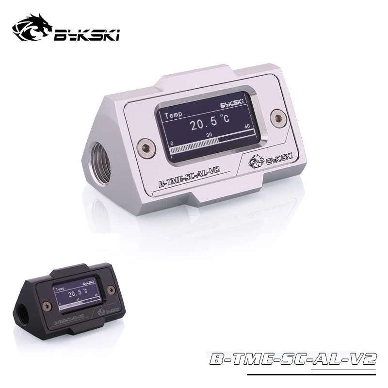 Термометр для водяного охлаждения Bykski HD LCD с датчиком температуры в режиме