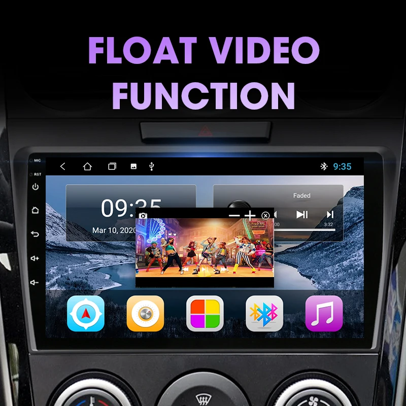 Android 9 0 автомобильный Радио мультимедийный видео плеер для MAZDA CX 7 2008 2015 2 Din