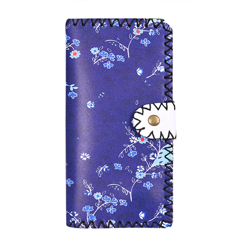 2019 женский кошелек с вышивкой в этническом стиле модный на молнии карманом для