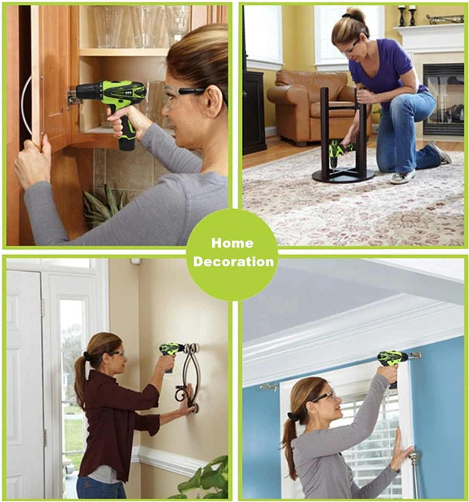 Ручная Электрическая Дрель 12 В аккумуляторная отвертка перезаряжаемые