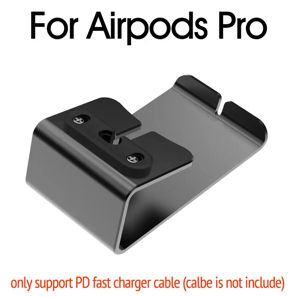 Gray ForAirpodsPro Подставка для airpods настольное зарядное устройство док-станция планшет Мобильная поддержка держатель телефона стол для iPhone 567 i7 i10 TWS зарядная станция - Цвет: Gray ForAirpodsPro