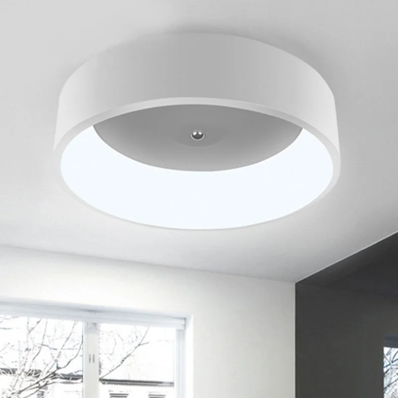 White/Grey Round Modern Led Ceiling Lights For Study Kids Room Bedroom AC85-265V Home Dec Lamp | Лампы и освещение