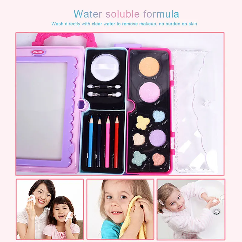 Косметические игрушки детский игровой домик имитация девочка набор для макияжа