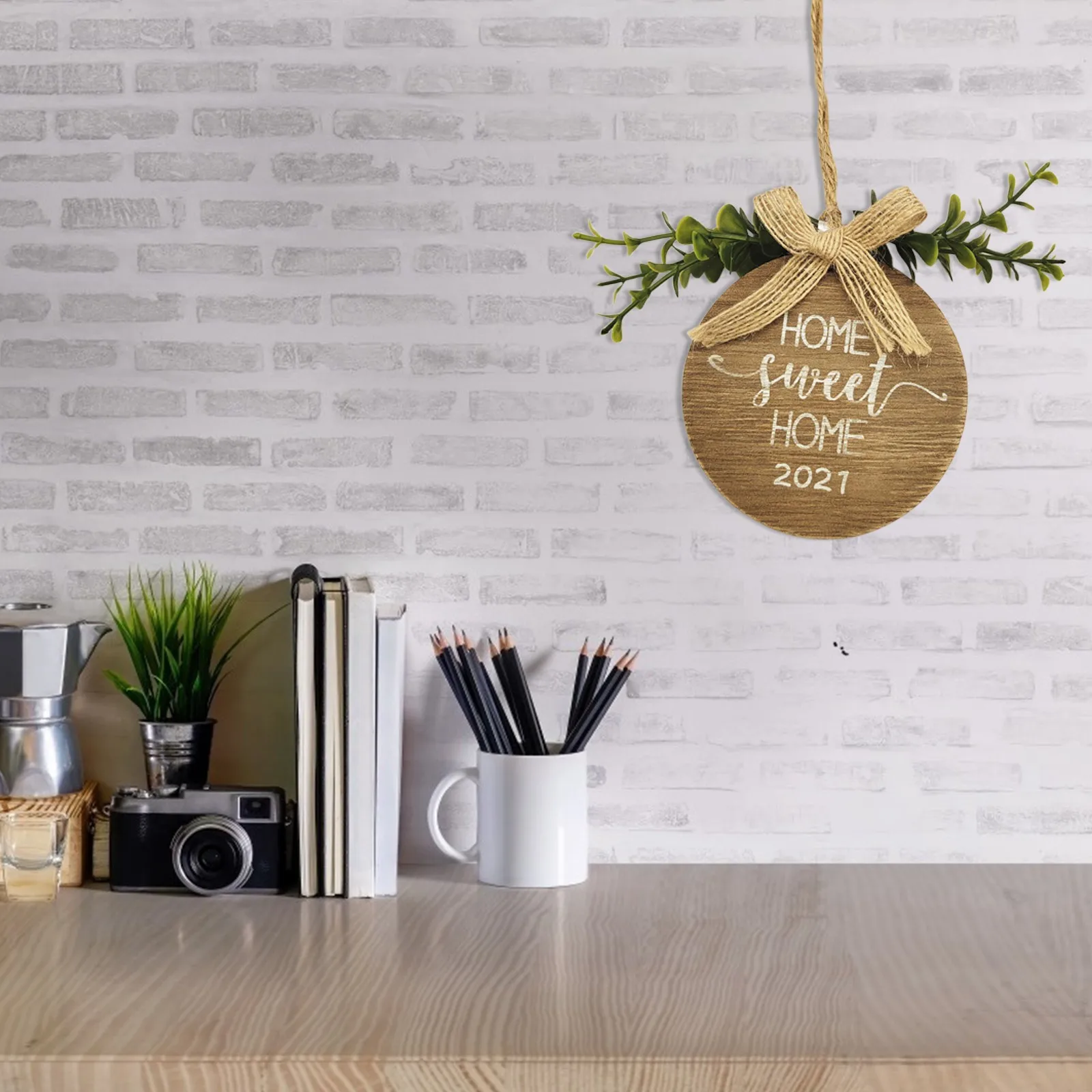 Ddecoration деревянный кулон украшение для праздника аксессуары знак висит Добро