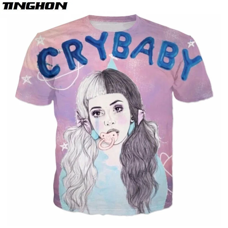 Мелани Мартинес плакса футболка смешные пузыри Cry Baby футболки женские клоун
