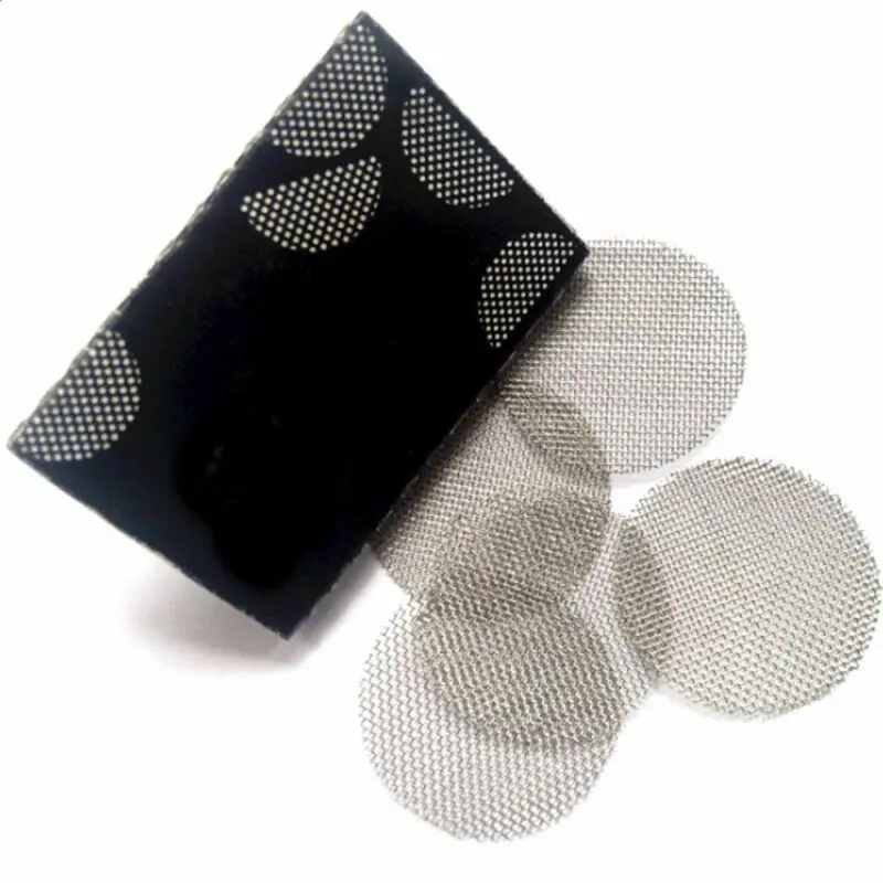 100Pcs Multifunctional Hookah Water Pipe Stainless Steel Tobacco Smoking Accessorie Metal Filters Smoke Screen Gauze |