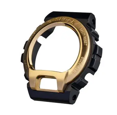 black color Высокое качество нержавеющей стали металлические часы ободок для DW-6900 выбор цветов - Цвет: black color