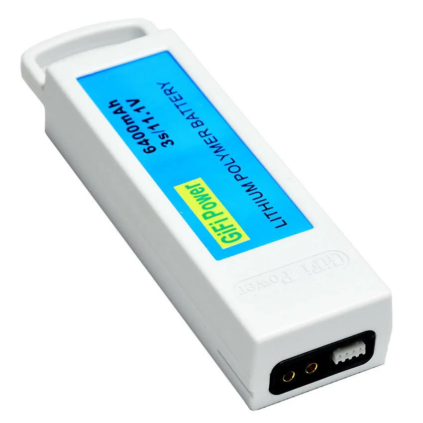 

1PC 11.1V 6400mAh for Yuneec Q500 Q500 3S Upgarded Lithium RC Battery Rechargeable Battery