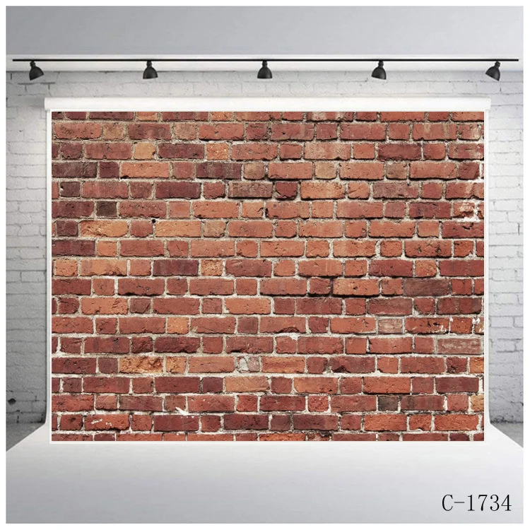 Roadfisher тонкий Виниловый фон для фотосъемки реквизит кирпичная стена ткань людей