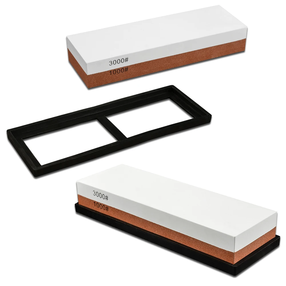 Точильный камень для ножей ножниц точильный 1000/3000 Грит двухсторонний