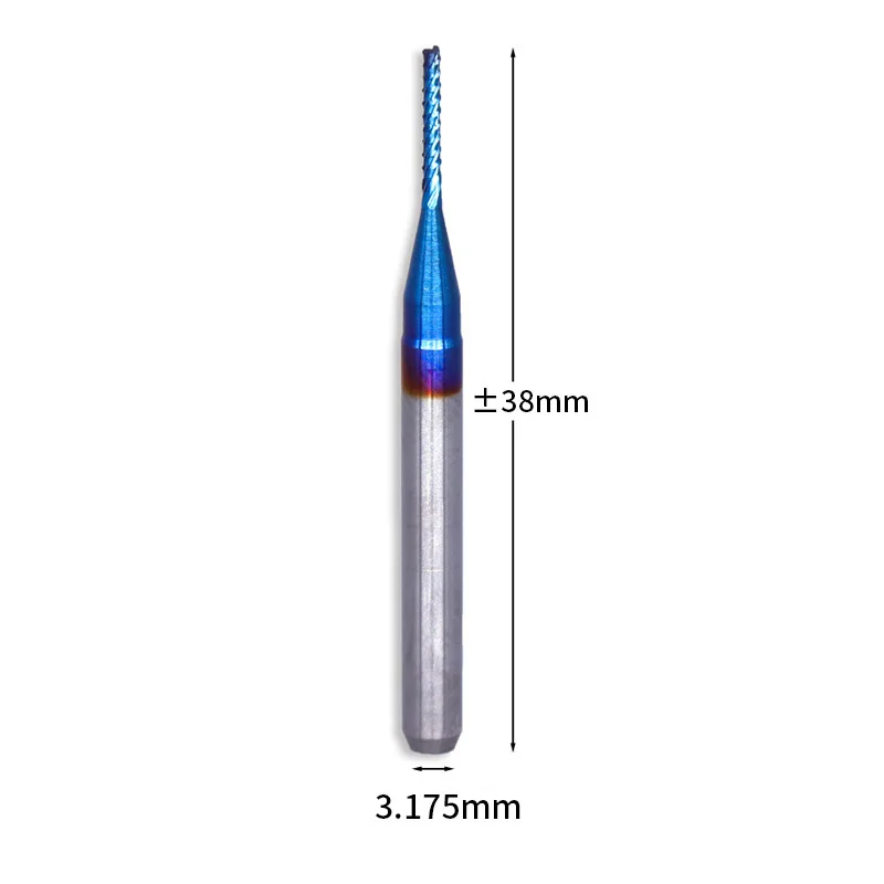 

100.6mm~1.5mm Shank Diameter Milling Cutter For PCB SMT CNC Mold Engraving