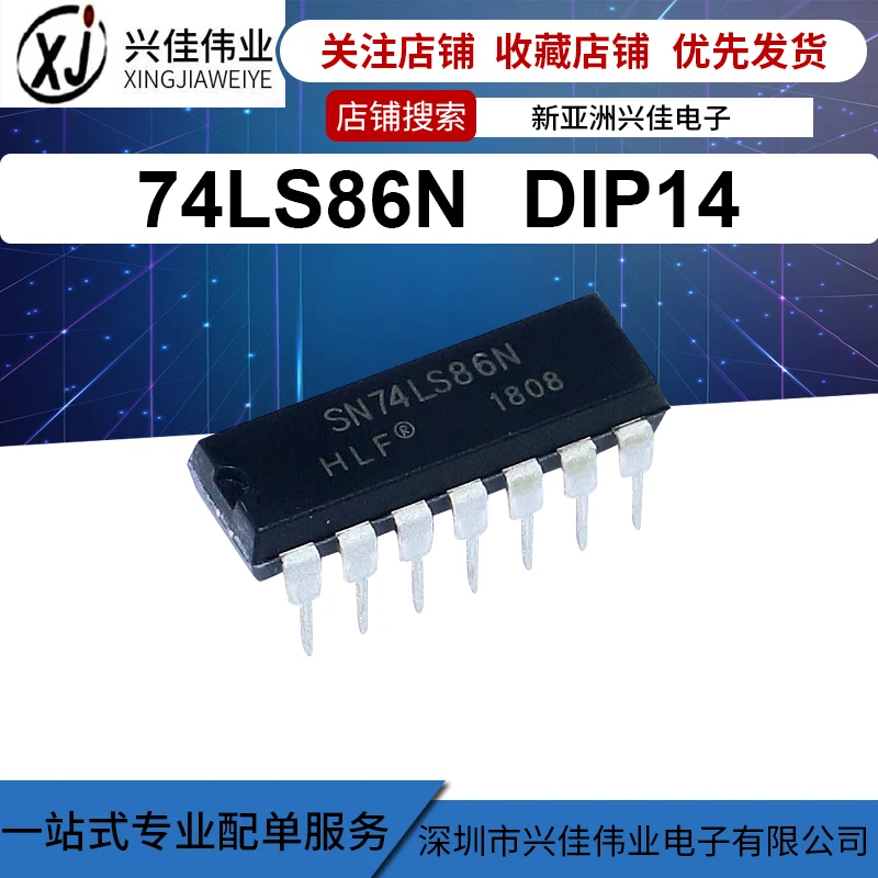 20 шт./лот HD74LS86P SN74LS86N 74LS86 DIP 14|Аксессуары для демонстрационных стендов| |