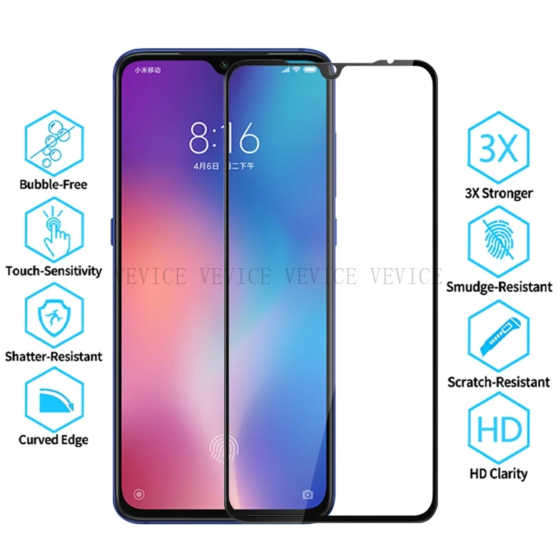 Защитное стекло для Xiaomi Redmi 6 Pro 6A Note 4 7 5 Global Plus MiA1 Mi8 Pocophone F1 Mi 8 A2 Lite 6X 5X 9 SE стеклянная