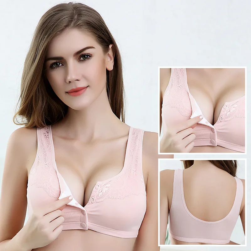 Женский бюстгальтер для кормления хлопковый Бюстгальтер Одежда беременных |