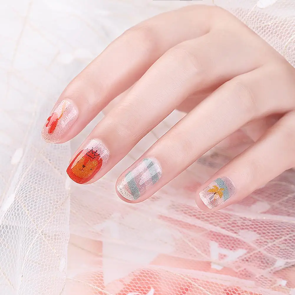 

12 шт./компл. французские Полные наклейки с изображением французской елки бриллиантовые инструменты с металлическими блестками ослепительн...