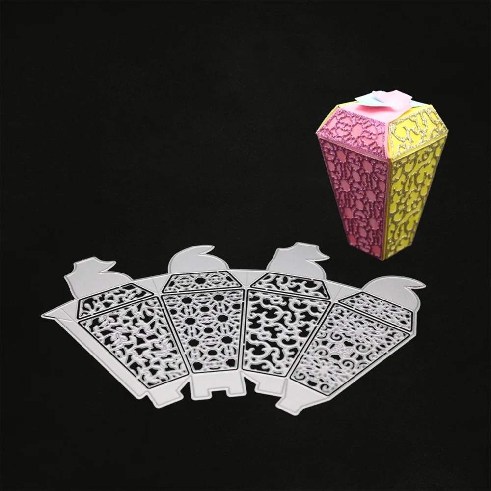 Металлические режущие штампы 3D сотовые коробки конфет рамка трафареты