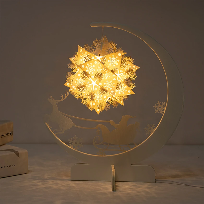 Paper Carved Table Lamps Hand Diy Ancient Wind Chinese Hand-created Night Lights Children's Birthday Gift Decorative Fixtures