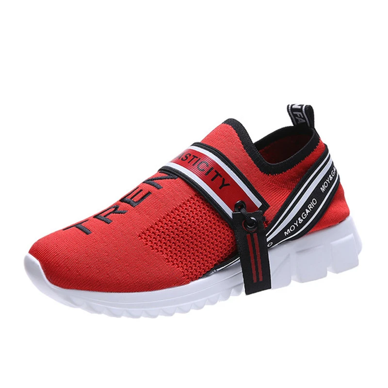 

Large Size 35-45 Women's Sports Shoes 2021 New Flat-Bottomed Flying Woven Women's Casual Shoes Platform Shoes