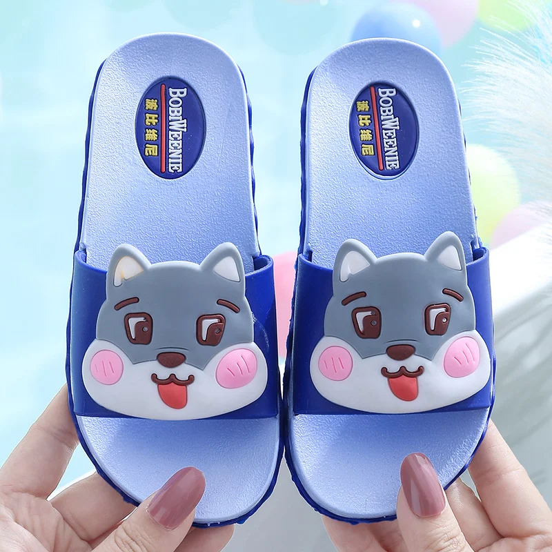 Тапочки детские Обувь для собак шлепанцы девочек домашний дом гостевой пляж