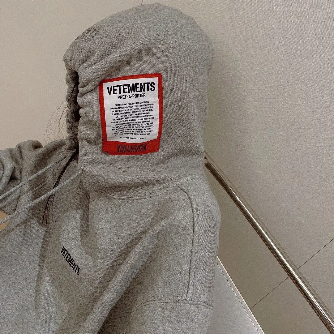 

Толстовка VTM мужская с надписью, повседневный Свитшот оверсайз с капюшоном, уличная одежда в стиле хип-хоп