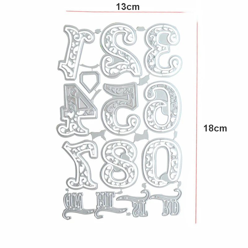 Рождественская кружевная цифровая металлическая высекальная форма сделай сам