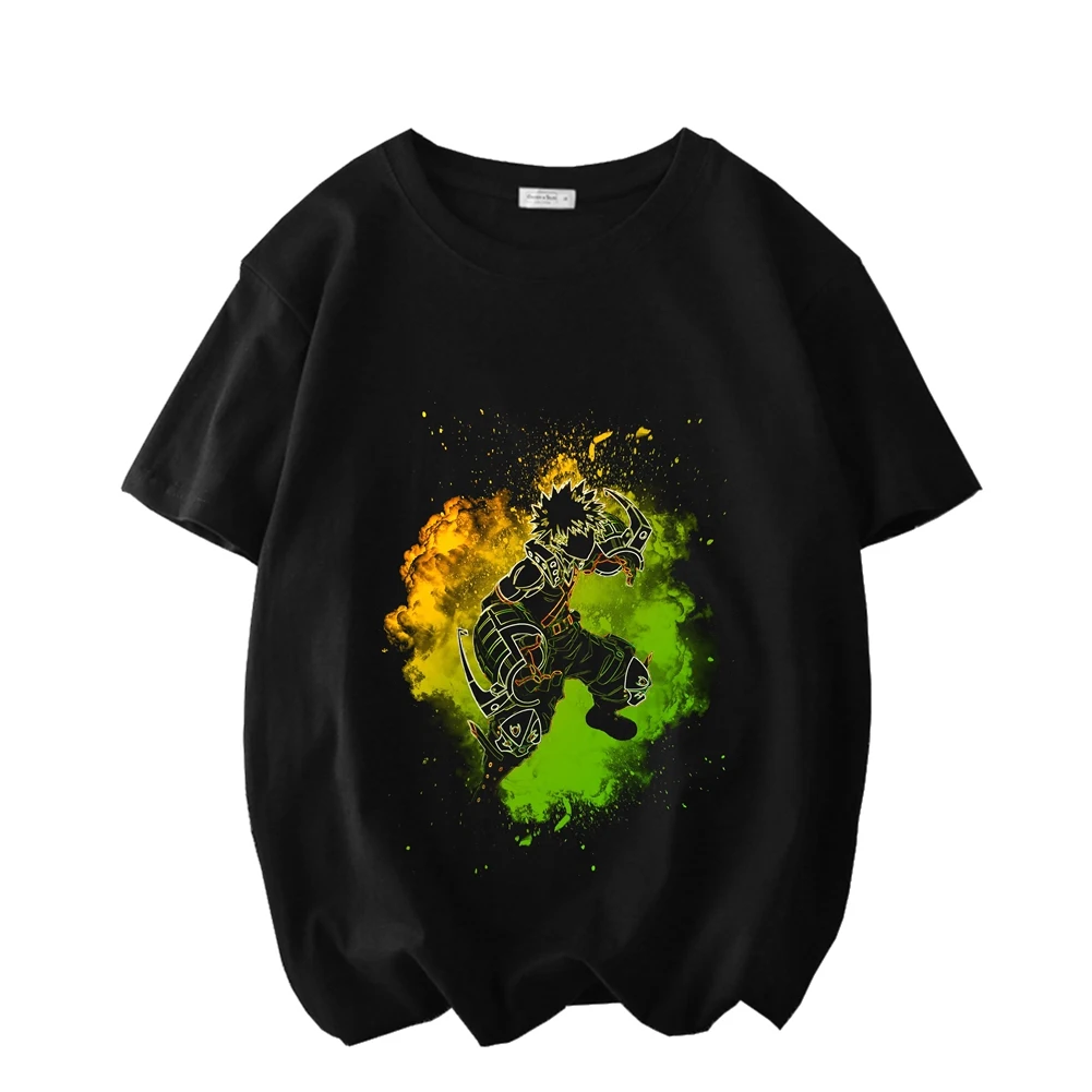 

Explosion Soul Print T-Shirts Summer Graphic Tees Funny Shirts For Men Modal T-Shirts Loose Crew Neck Short Sleeve Tops DIY Gift