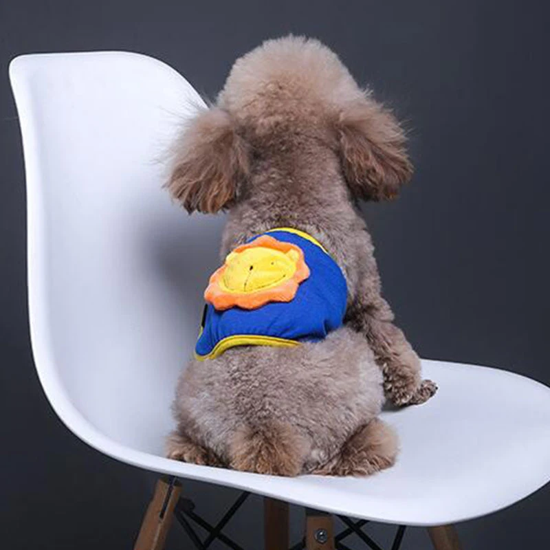 

Cute Washable Male Dog Shorts Reusable Sanitary Pet Diapers Underwear Physiological Pant for Pet Dogs Liners Drop Shopping