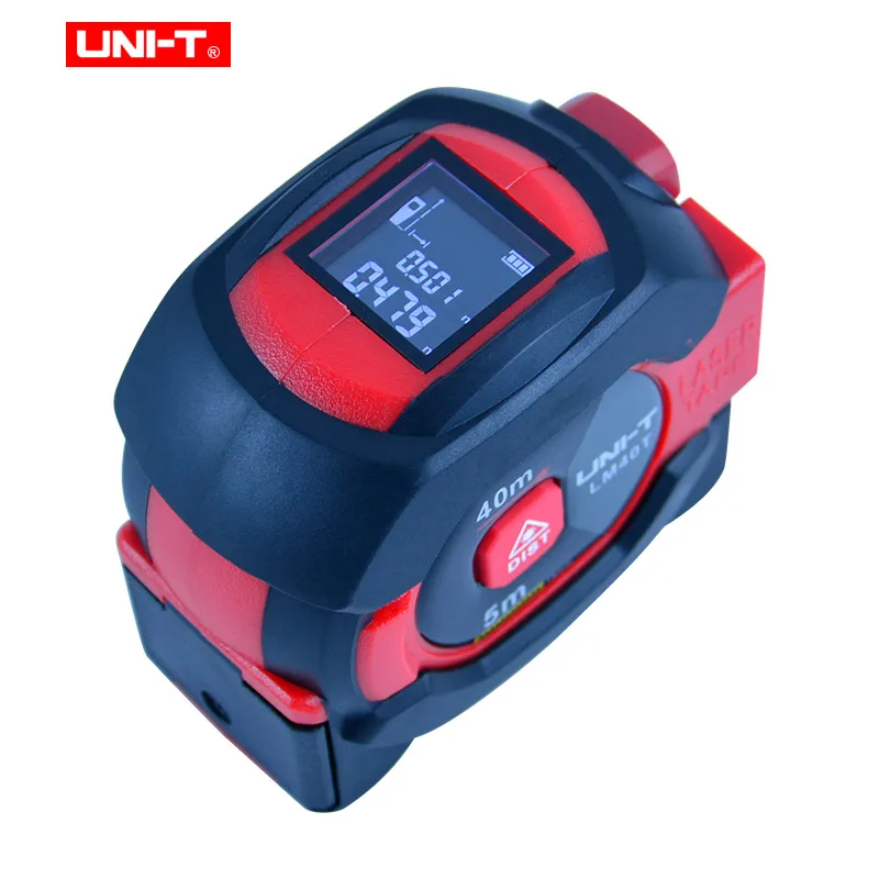 UNI T LM40T 40M 2 in 1Laser Tape измерение лазерный дальномер инфракрасный измеритель