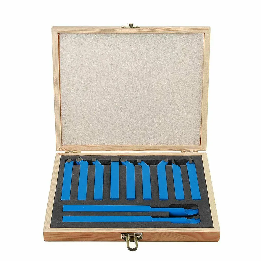 

Blue Carbide Tip Tool Carbon Steel Turning Woodworking Kit Accessories