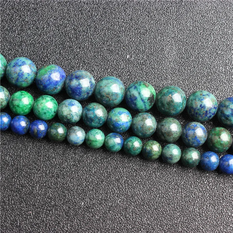 

Natural stone round bead Phoenix Qingjin loose bead 6 / 8 / 10 / 12mm suitable for jewelry making DIY Bracelet Necklace