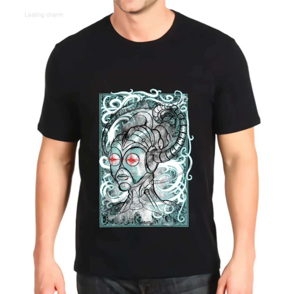 

Lasting charm Printed T-shirt New Fashion Sheborg Top People Loose Maatwerk Ts Costomible