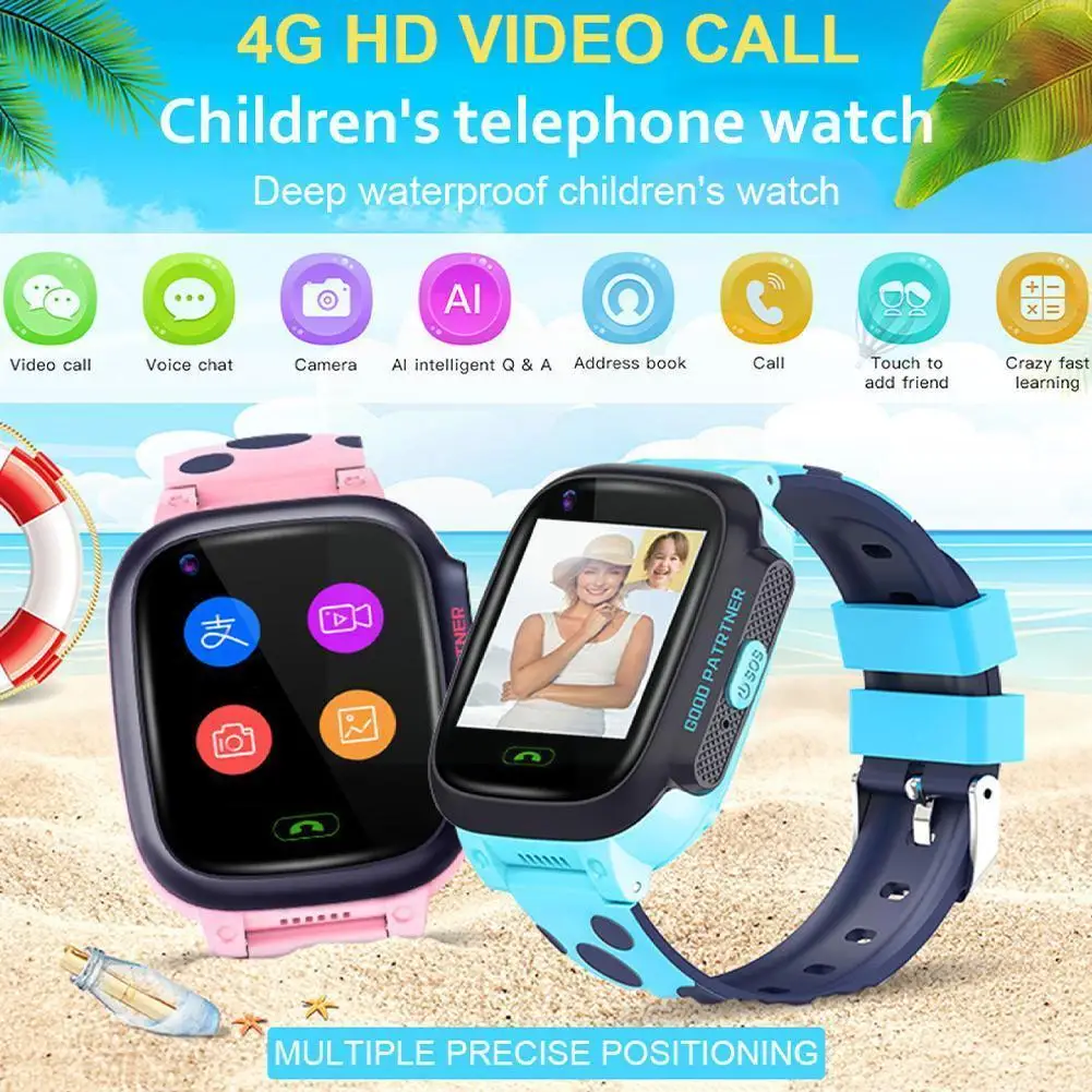 

Y95 Children Watch Kids Gps 4g Waterproof Boys Ip67 Kids Photo Gift Card Waterproof G1y9