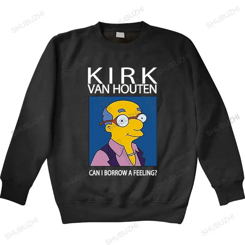 

Men cotton sweatshirt teenage cool hoody spring tops Kirk Van Houten Can i borrow a feeling mens autumn fashion shubuzhi hoodies