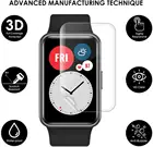 Мягкая прозрачная защитная пленка из ТПУ для умных часов Huawei Watch Fit Honor ES, 2 шт., Защита экрана для умных часов с полным покрытием