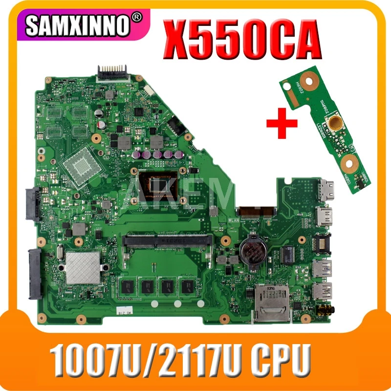 

Материнская плата X550CC 1007u/2117u REV2.0 для For For For For Asus X550CC X550CL материнская плата для ноутбука X550CC материнская плата X550CC тест материнской платы 100% ...