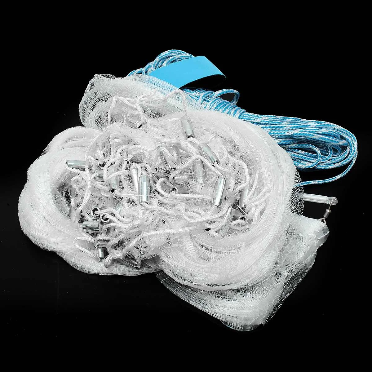 

Finefish With Sinker and Without Sinker Cast Net Fishing Network USA Hand Cast Net Outdoor Throw Catch Fishing Net Tool Gill Net