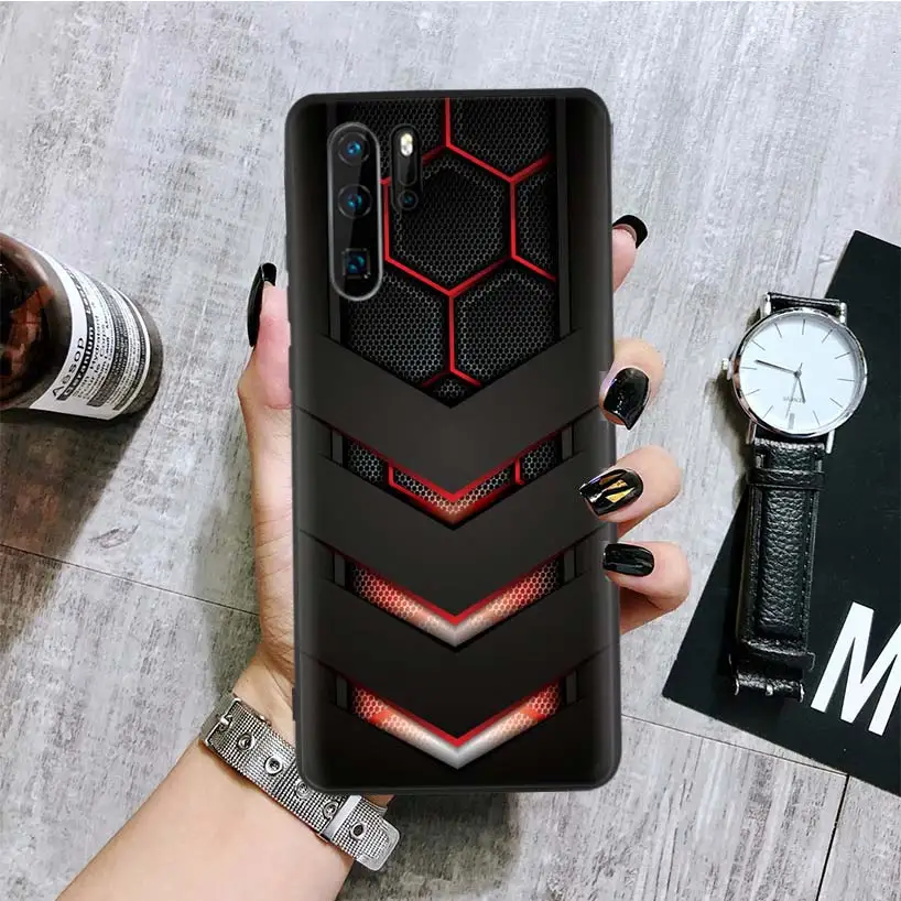 BA026-3 Черный, легкий, темный, черный чехол для телефона huawei mate 30 20 10 P30 P20 P10 Pro Lite P Smart Z Роскошный чехол - Цвет: BA026-3
