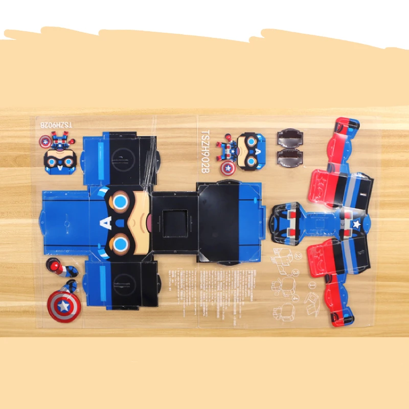 DIY 3D мультфильм музыка портативный светодиодные игрушечные фонари для мальчиков