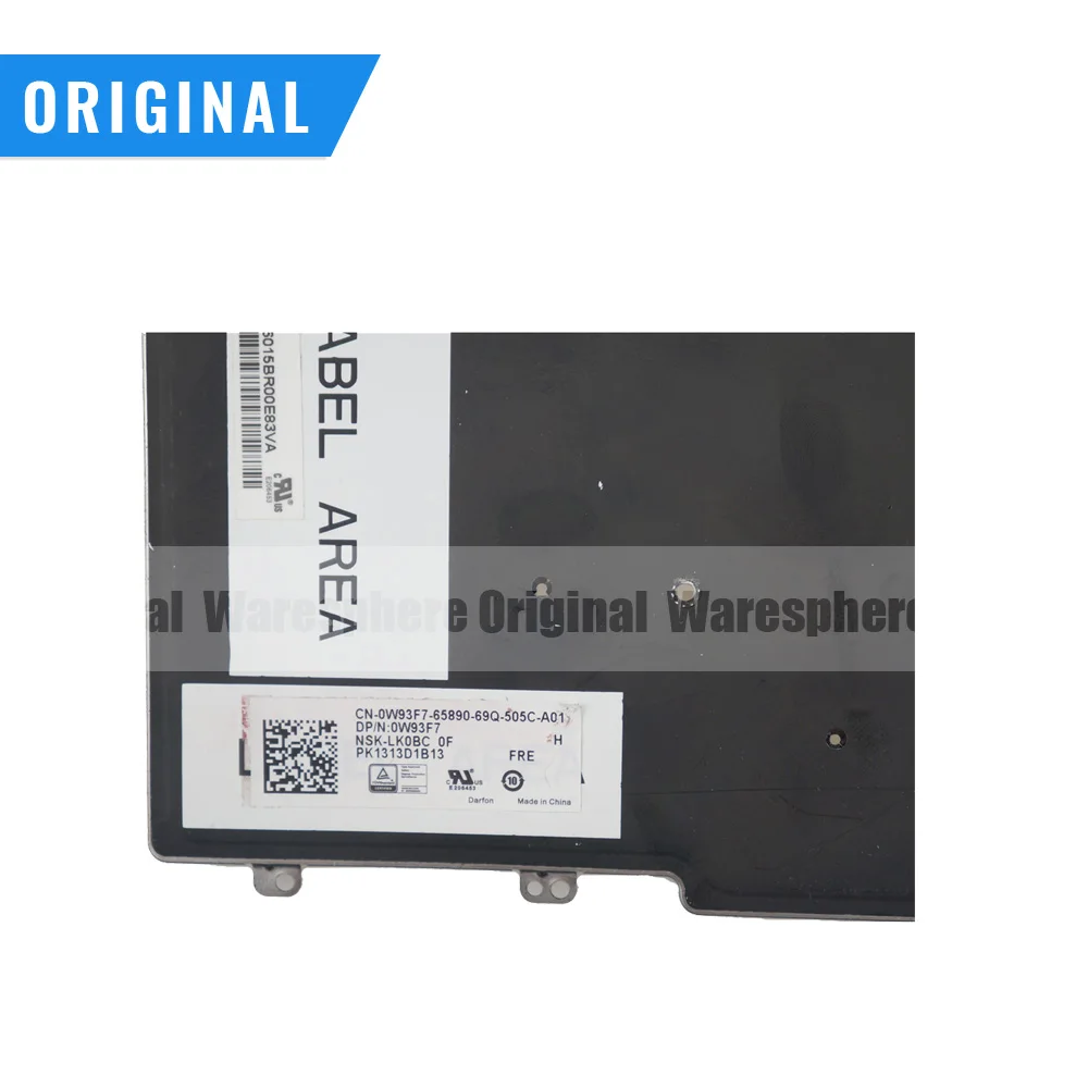 Новая Оригинальная клавиатура FR для Dell Precision 17 7710 15 3510 7510 0W93F7 W93F7 | Компьютеры и