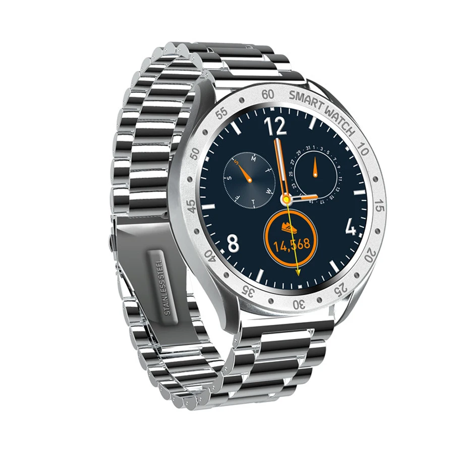 Мужские умные часы GIAUSA F13 спортивные с сенсорным экраном пульсометром шагомером