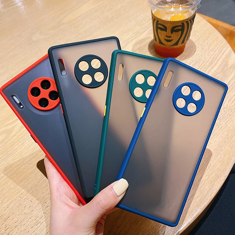 

Silicone Transparent Phone Case for Huawei Mate 40 Pro Plus Mate 30 20 Pro P smart 2018 2019 Z Honor 9X 9A Y9 Prime 2019 Cover