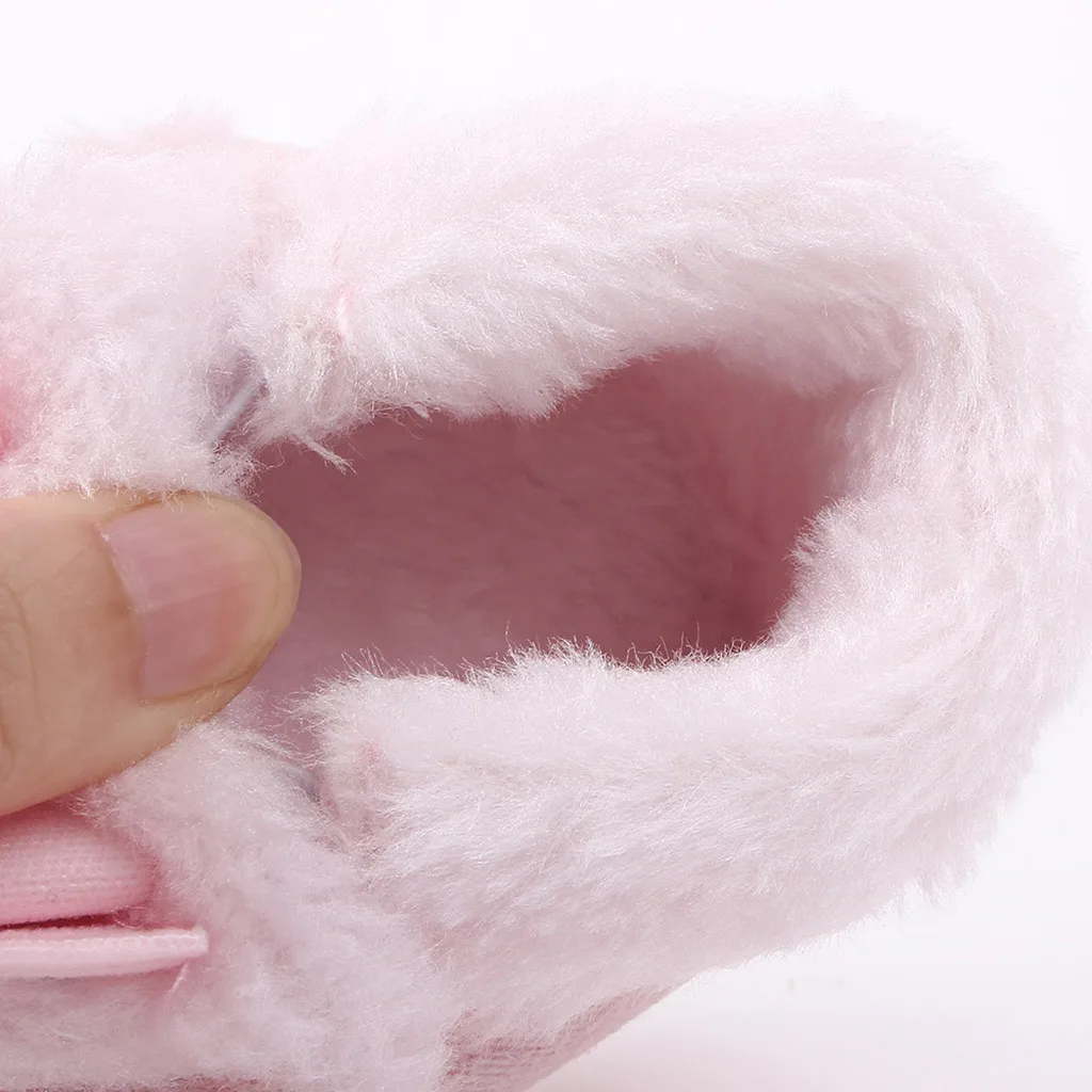 

SAGACE Kwaii Newborn Shoes Winter Winter Warm Plush Soft Sole Home Shoes Unisex Slippers Prewalker Baby Girl Warm Shoes Baby