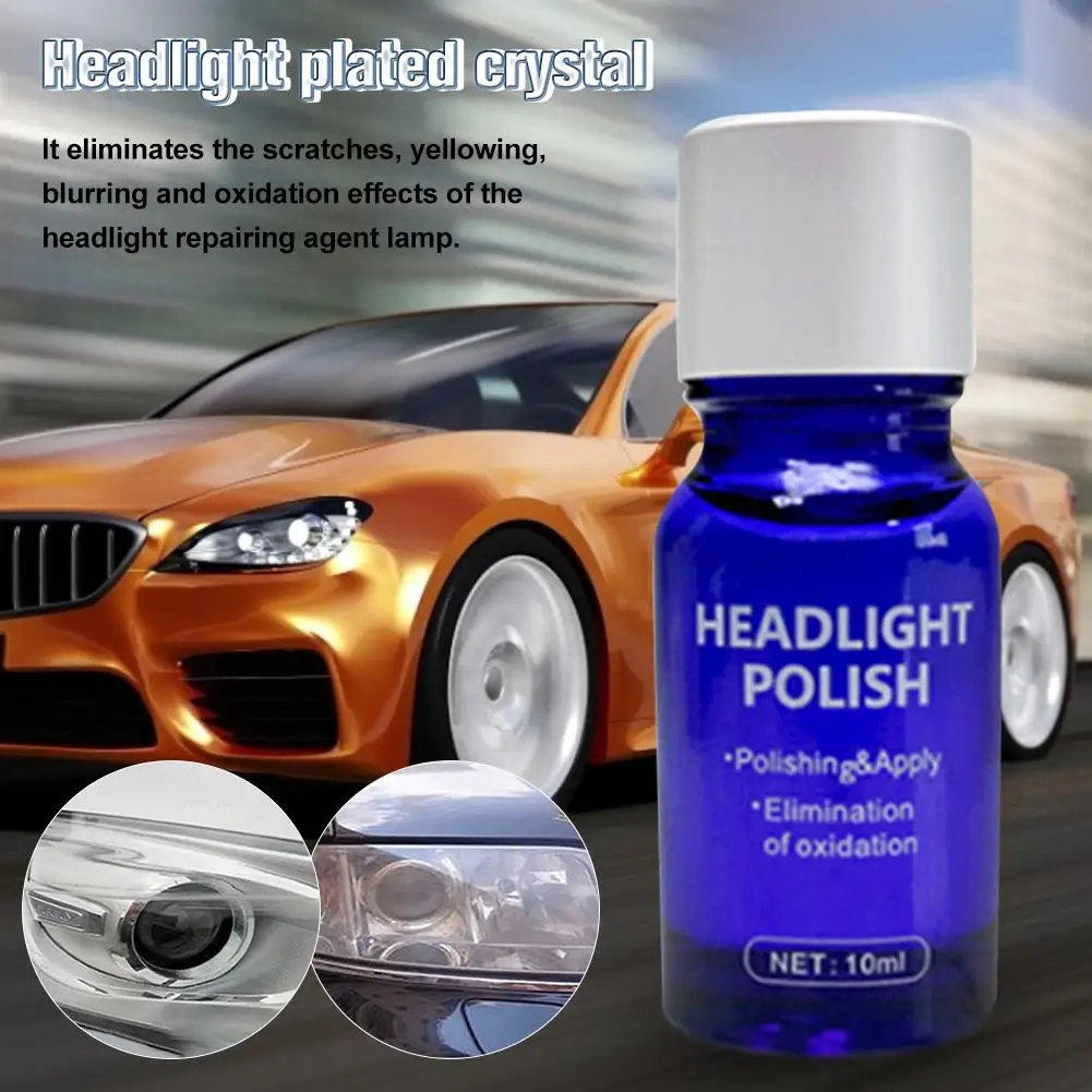 10 мл ремонт фар автомобиля флюид покрытием Кристалл инструмент|Шлифовальная