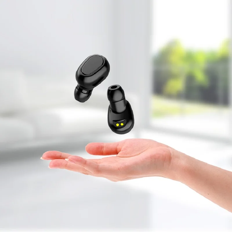 

FANGTUOSI Ear-hook Mini 5.0 Bluetooth Wireless Earphone Stereo Sport Music Headset With Display Charging box For Smart phone