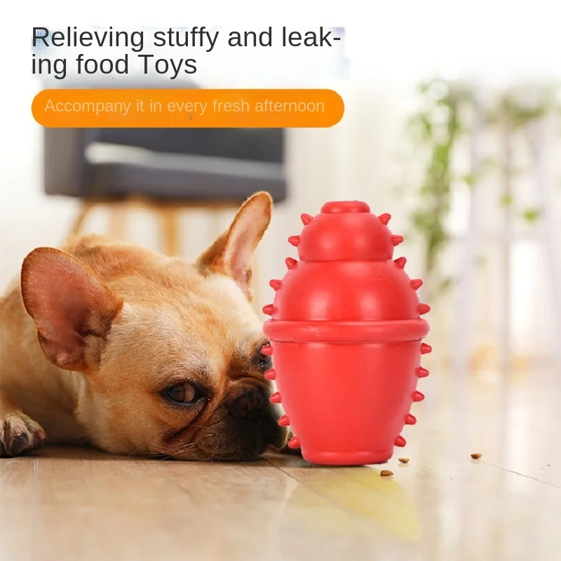 Товары для домашних животных большая Классическая утечка собак резиновая Тыква