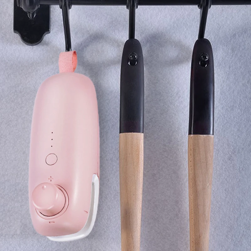 

Mini Bag Sealer Portable Handheld Heat Sealer Kitchen Sealing Machine for Chip Bags/Food Storage Bags/Snack(Pink)