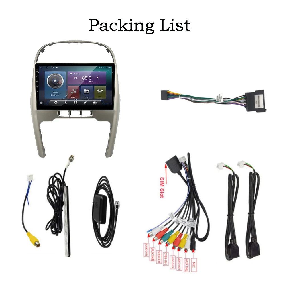 

QNavi Android 10.0 Car Radio Autoradio DVD Player Head Unit For Chery Tiggo 3 2014 2015 Rear View Camera 6GB+128GB 8-Cores OBD